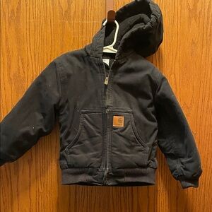Child’s Carhartt Black Jacket with Hood